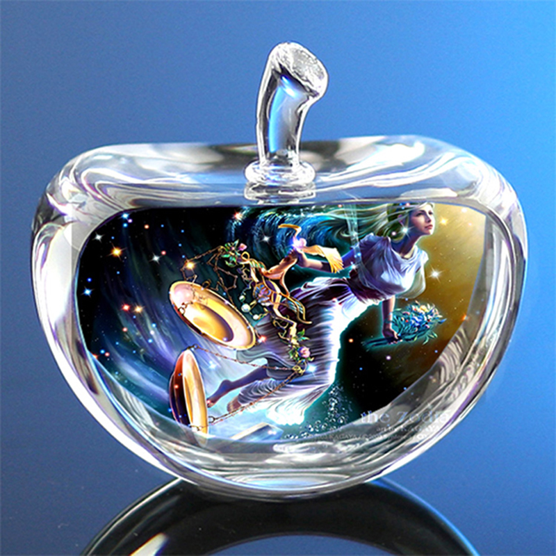 Paper Weight Crystal - 80mm kryształowy znak zodiaku szklany konstelacja
