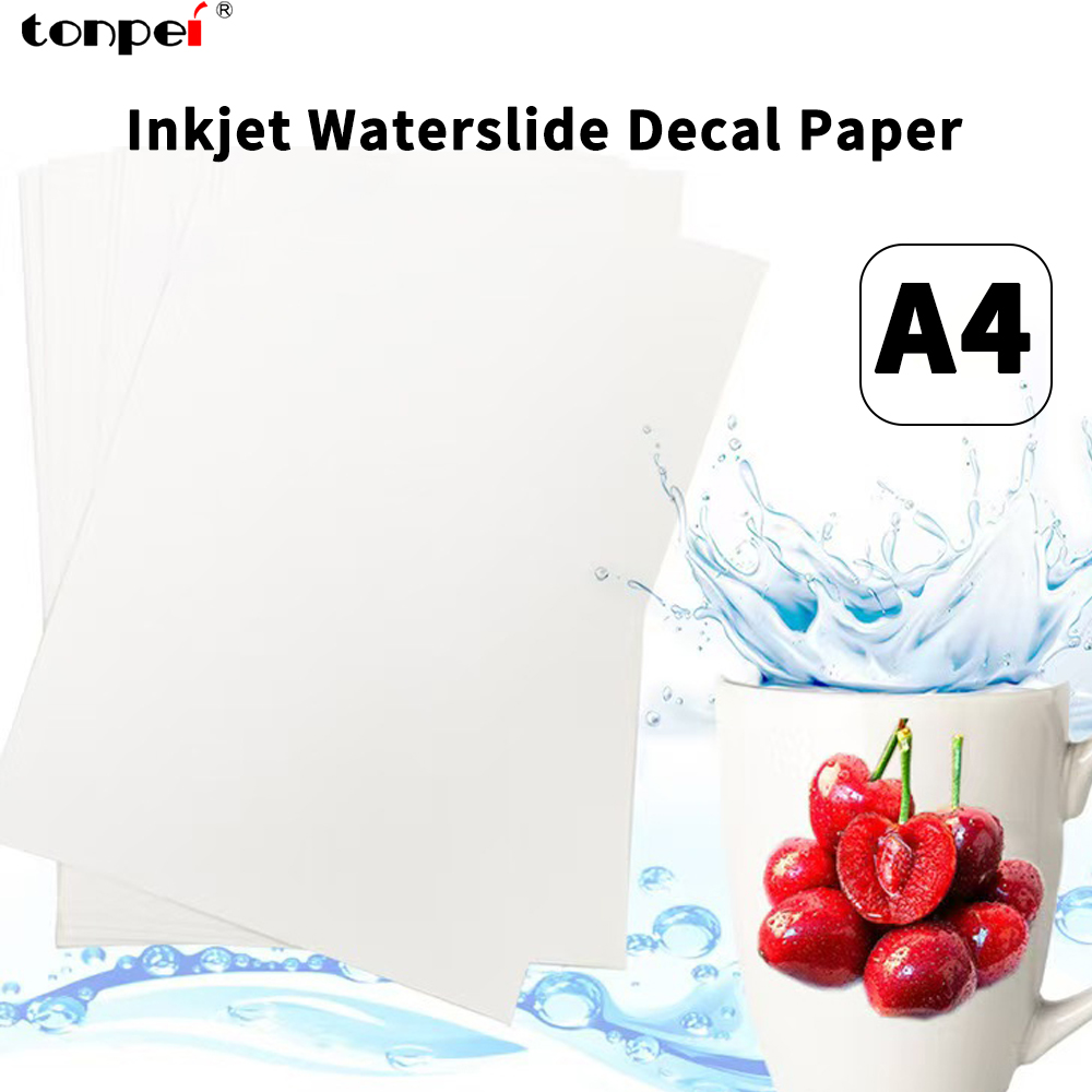 Ink Blotter Paper - 10/20 arkuszy A4 Inkjet Waterslide naklejka