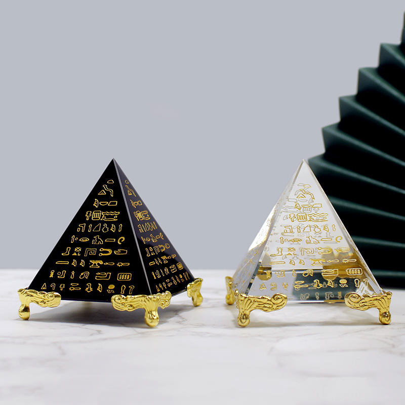 Egipt kryształ obsydian pirami – Paper Weight Crystal recenzja i cena