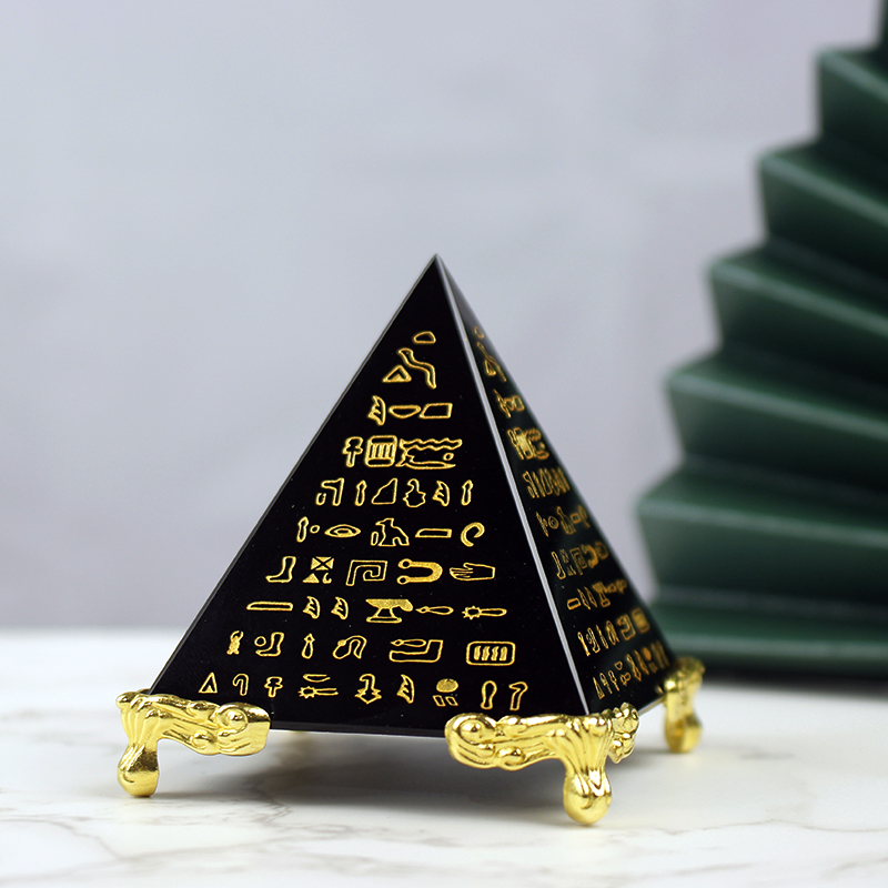 Egipt kryształ obsydian pirami – Paper Weight Crystal recenzja i cena