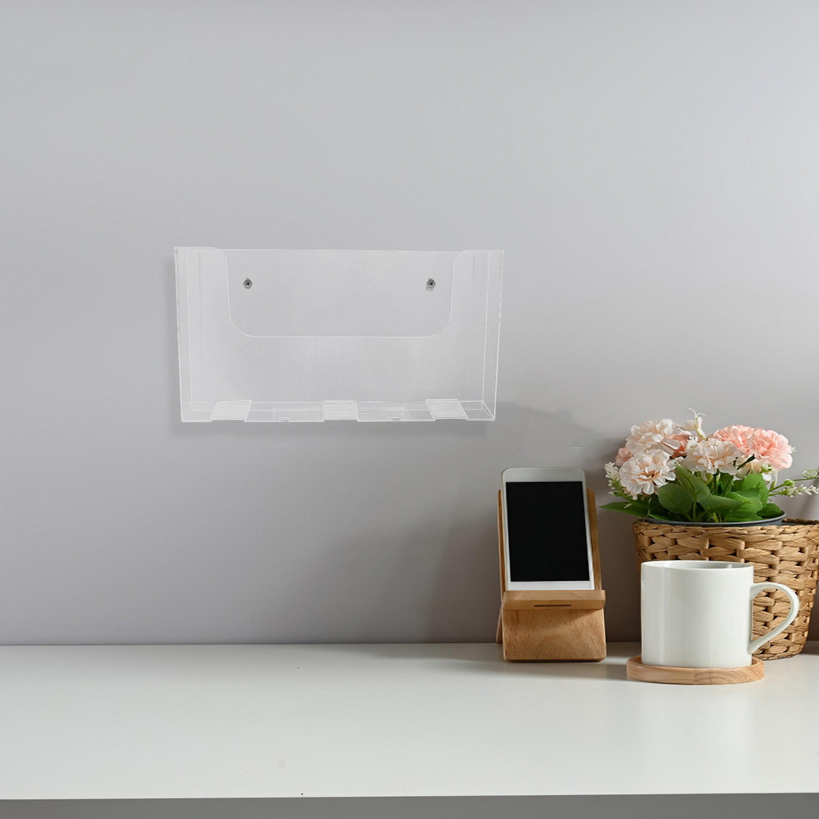 2 szt. ściennych uchwytów na c – Magazine Holder Rack recenzja i cena