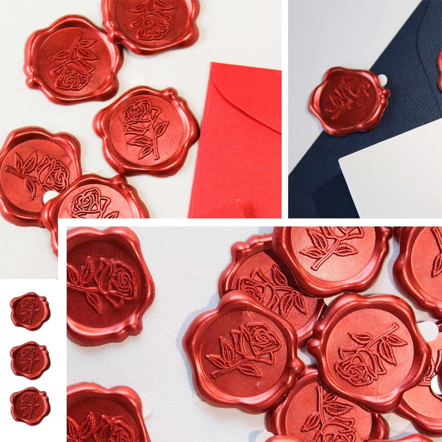 25 sztuk/zestaw Naklejki z wos – Wax Seal Stamp Set recenzja i cena